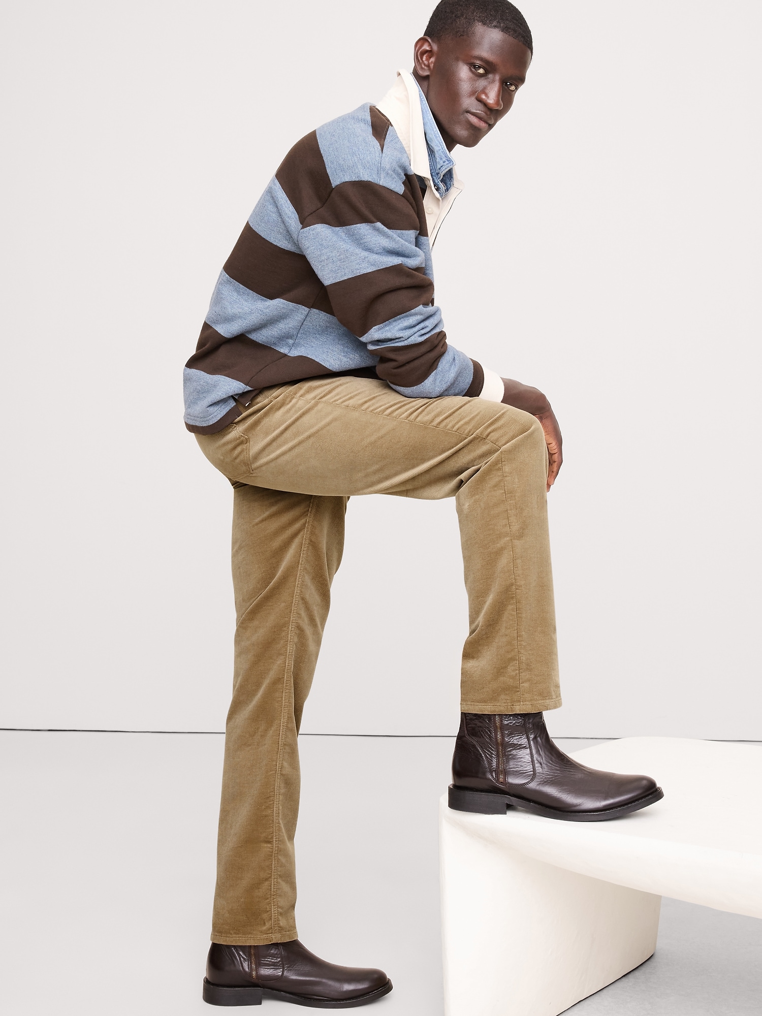 Image number 4 showing, Straight Corduroy Traveler Pant