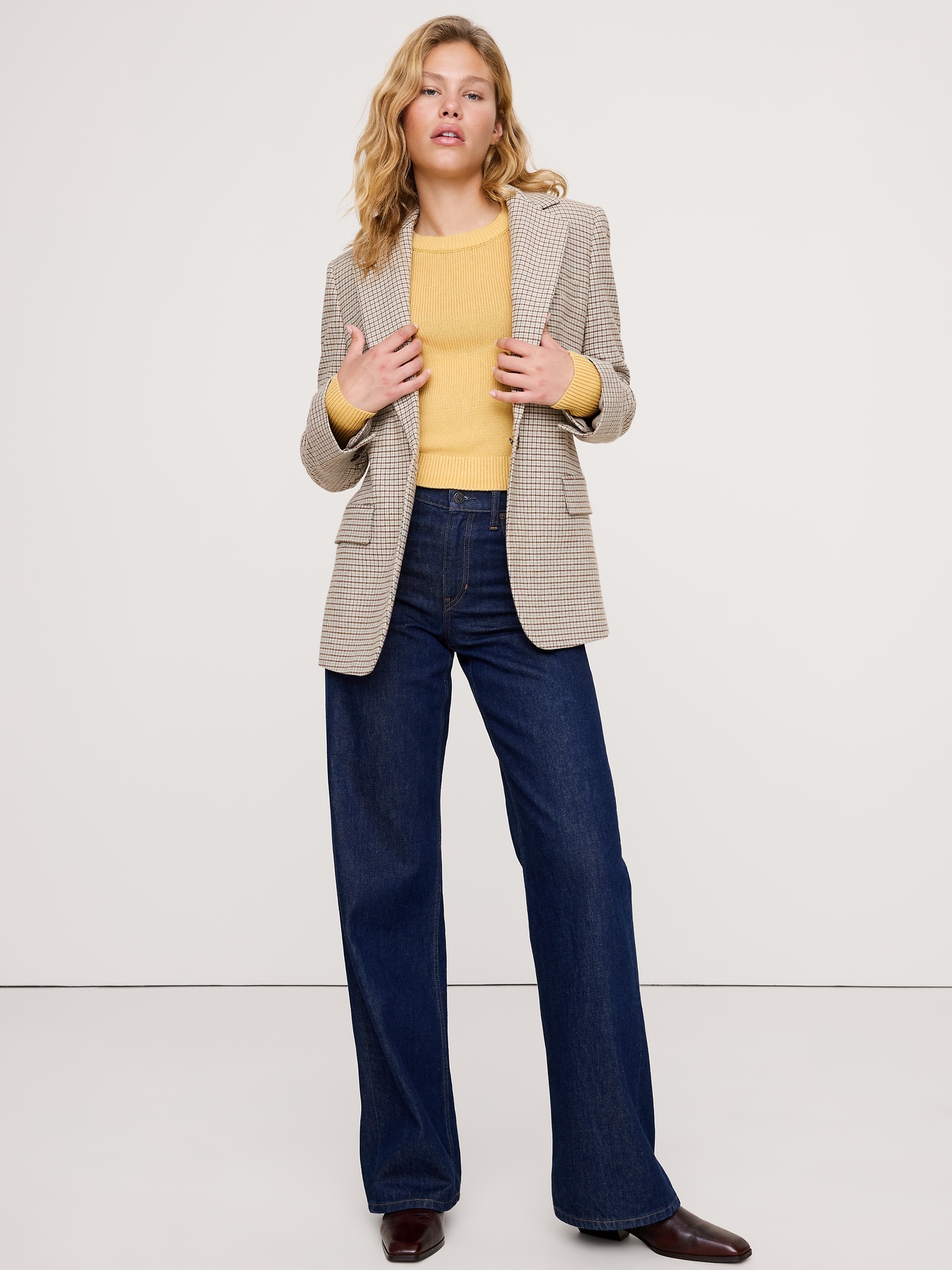 Image number 4 showing, Cotton-Silk Crew-Neck Sweater
