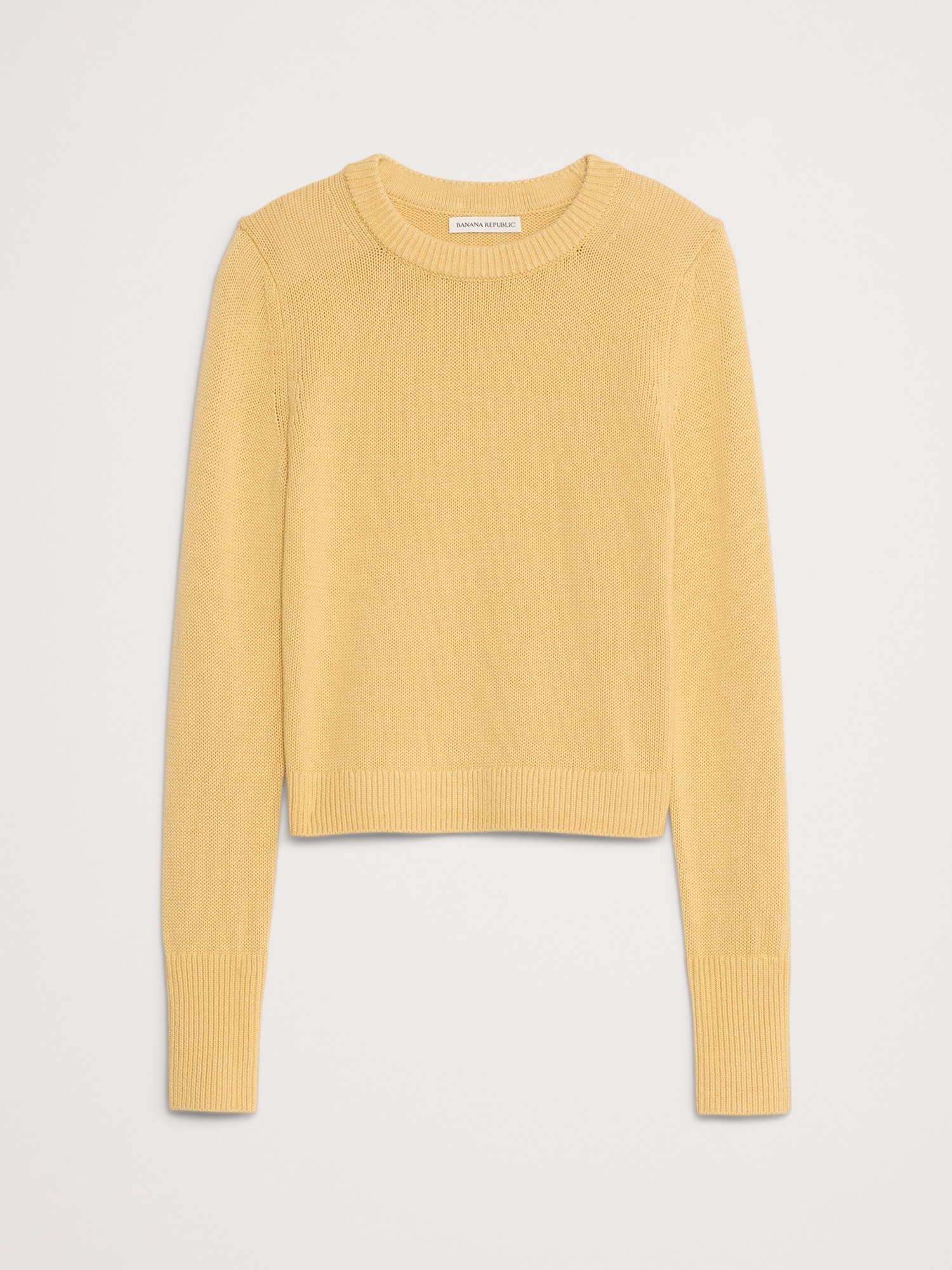 Image number 5 showing, Cotton-Silk Crew-Neck Sweater