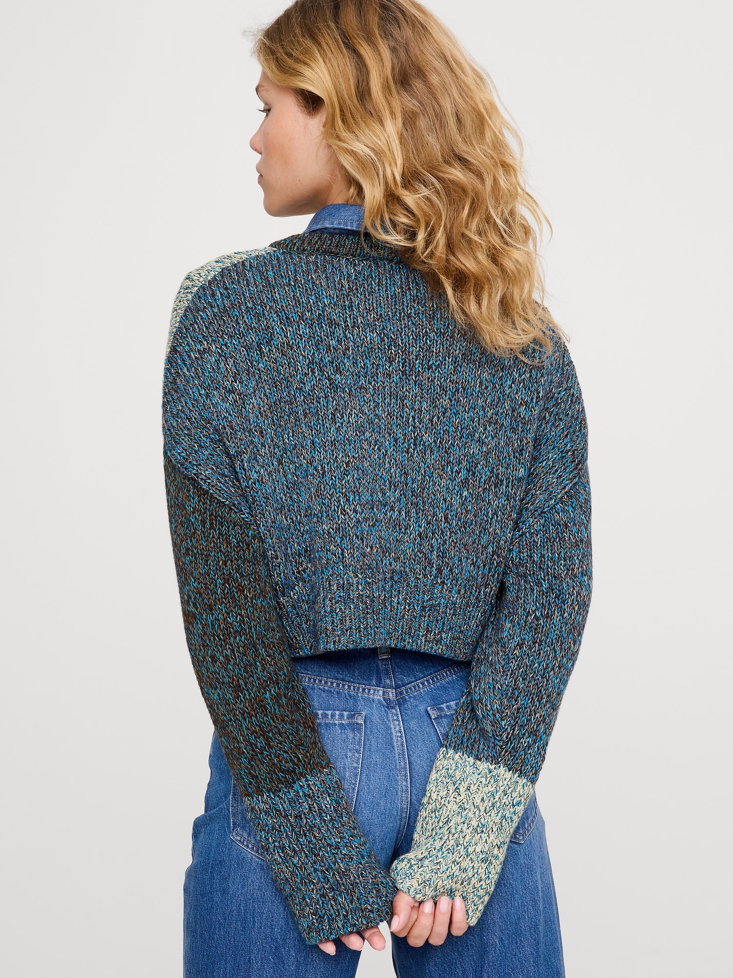 Image number 5 showing, Cotton Cropped Cardigan