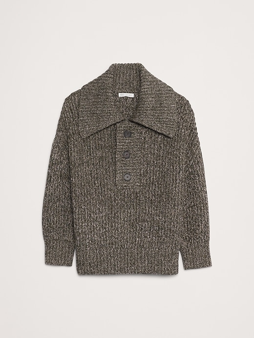 Oversized Cotton Sailor Sweater | Banana Republic