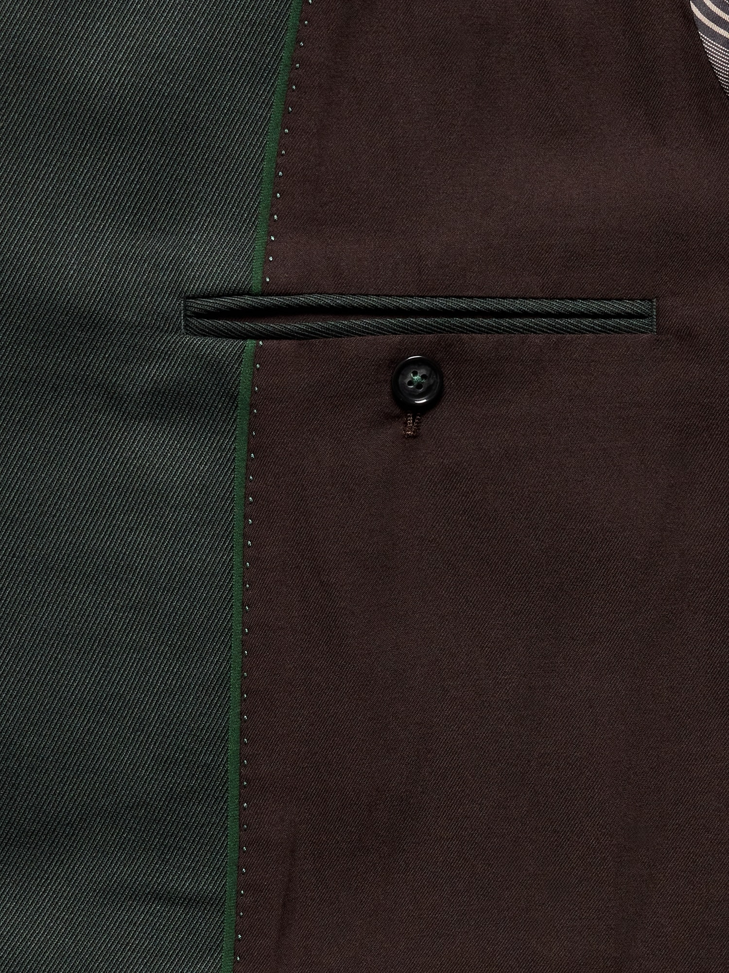 Image number 7 showing, Relaxed Green Twill Suit Jacket