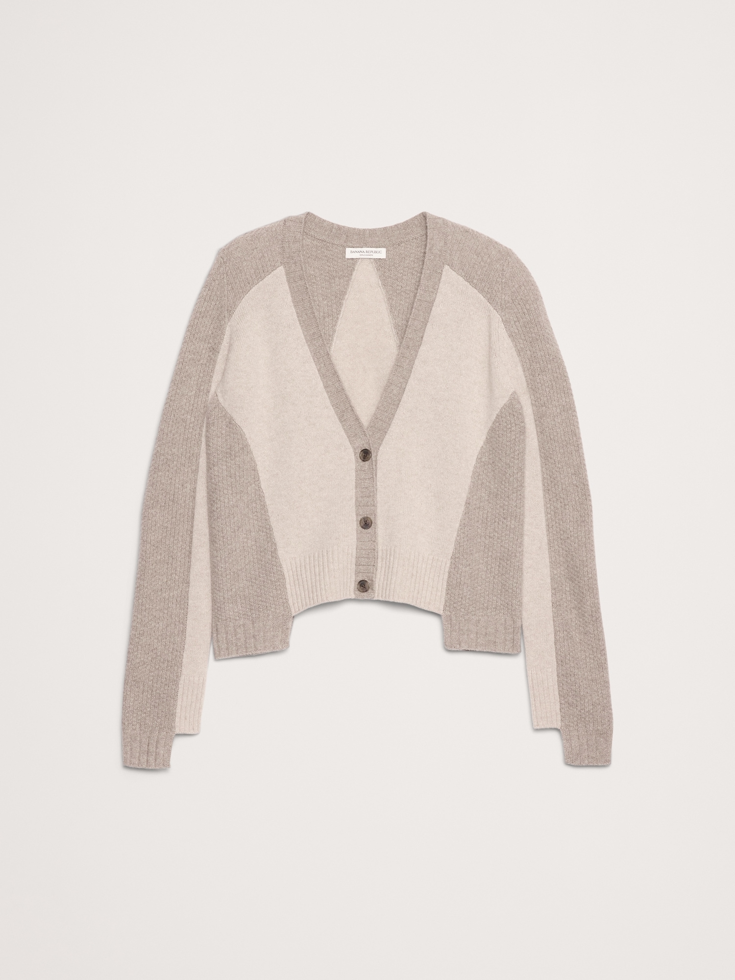 Image number 5 showing, Cashmere Mixed-Stitch Cardigan