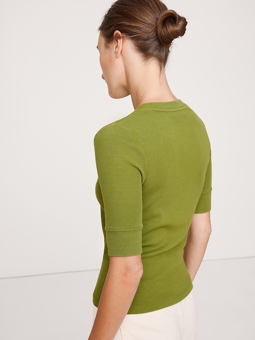 Ribbed Henley