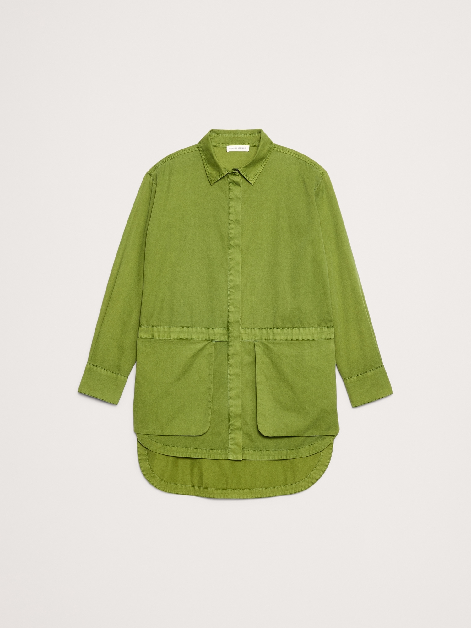 Image number 5 showing, COTTON TWILL UTILITY TUNIC