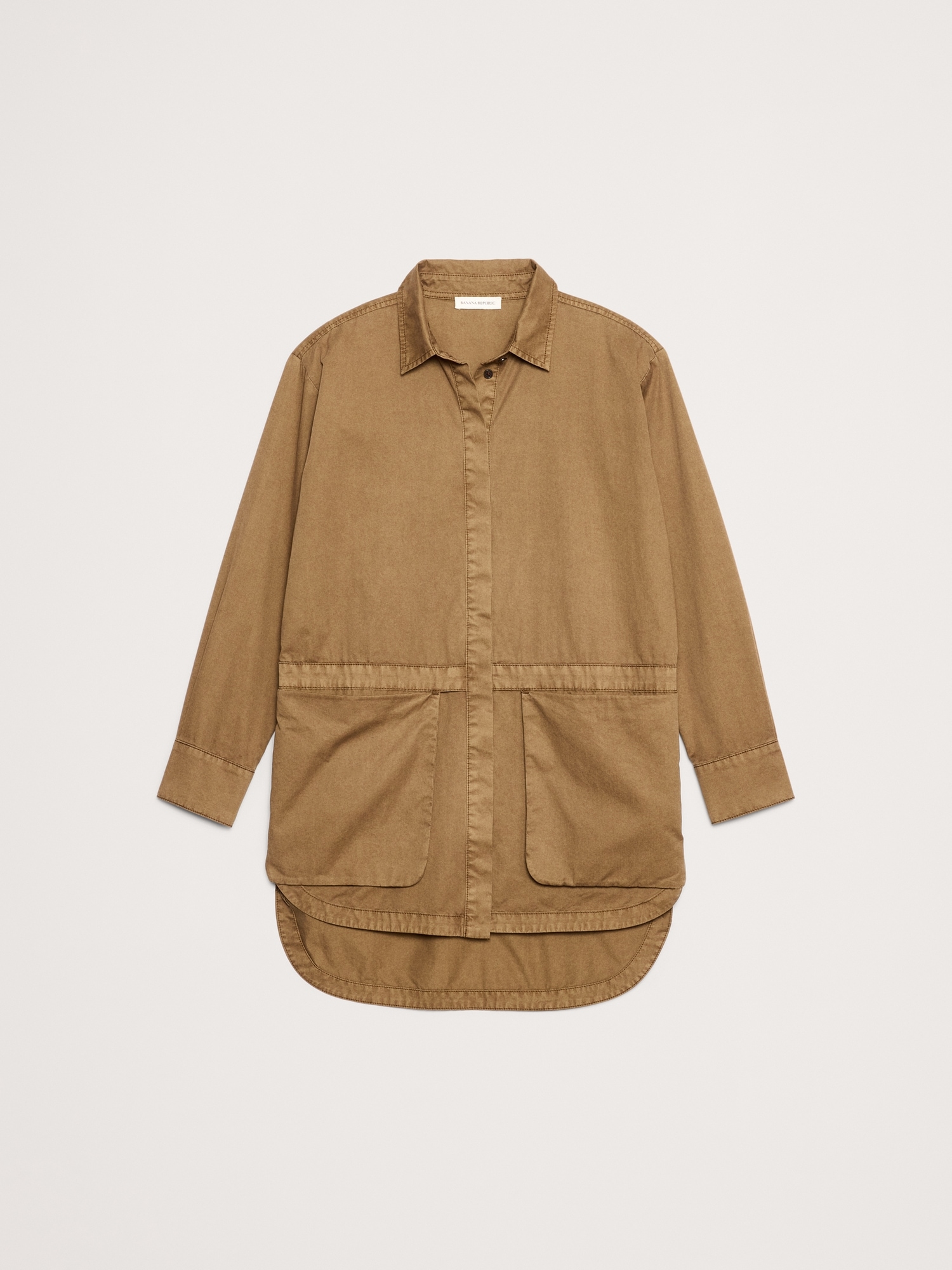 Image number 8 showing, COTTON TWILL UTILITY TUNIC