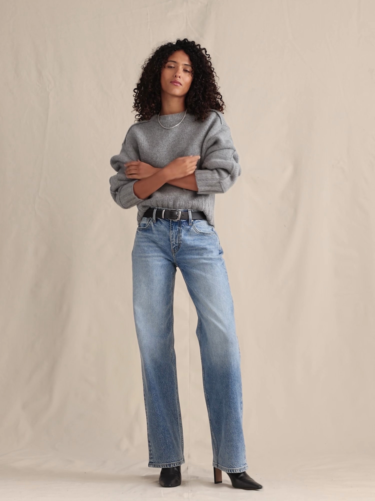 Image number 2 showing, Mid-Rise 90s Loose Jean