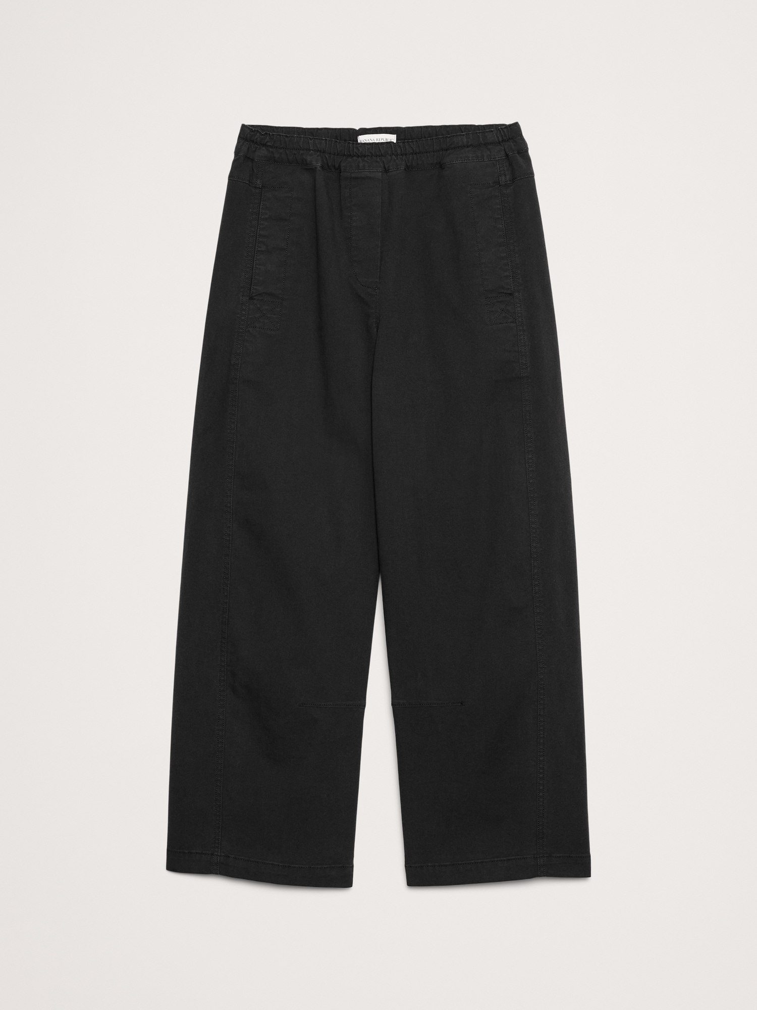 Image number 4 showing, Mid-Rise Relaxed Painter Pull-On Pant