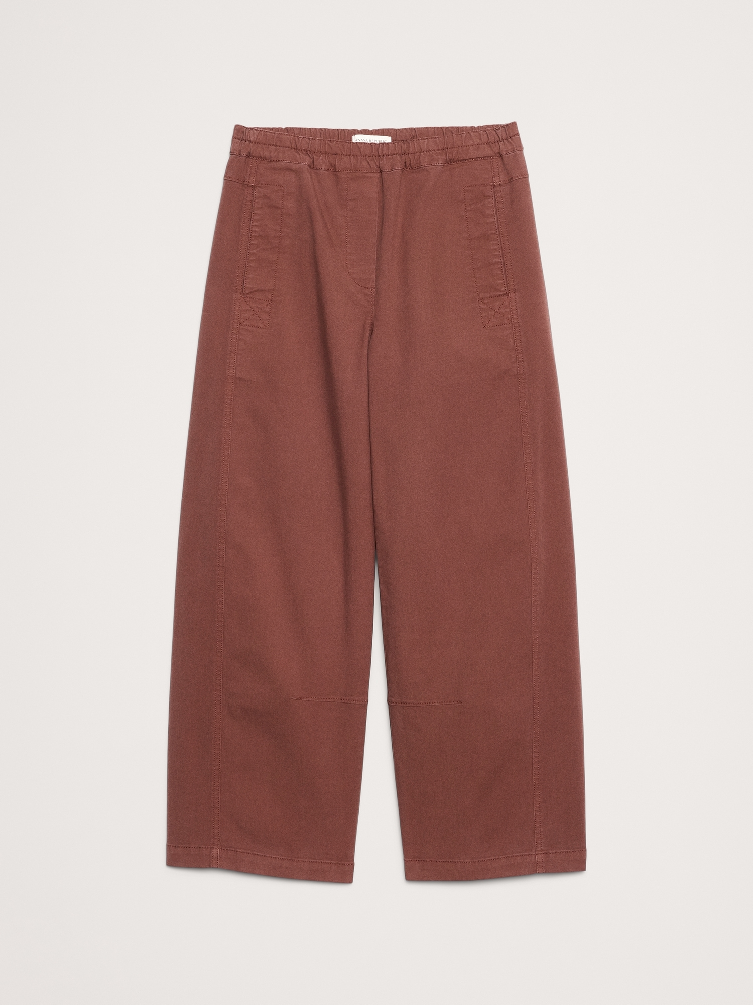 Image number 7 showing, Mid-Rise Relaxed Painter Pull-On Pant