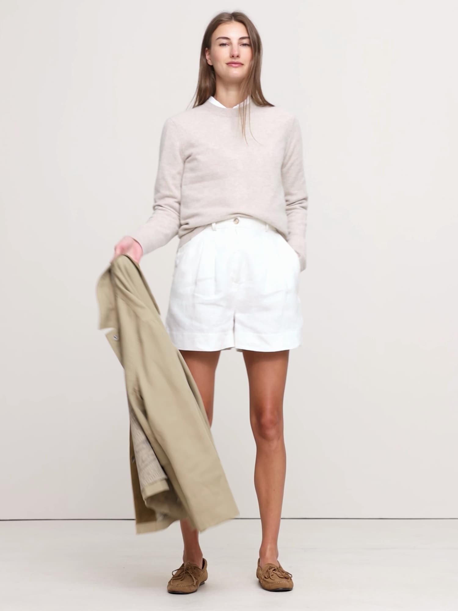 Image number 2 showing, Lightweight Cashmere Crew-Neck Sweater