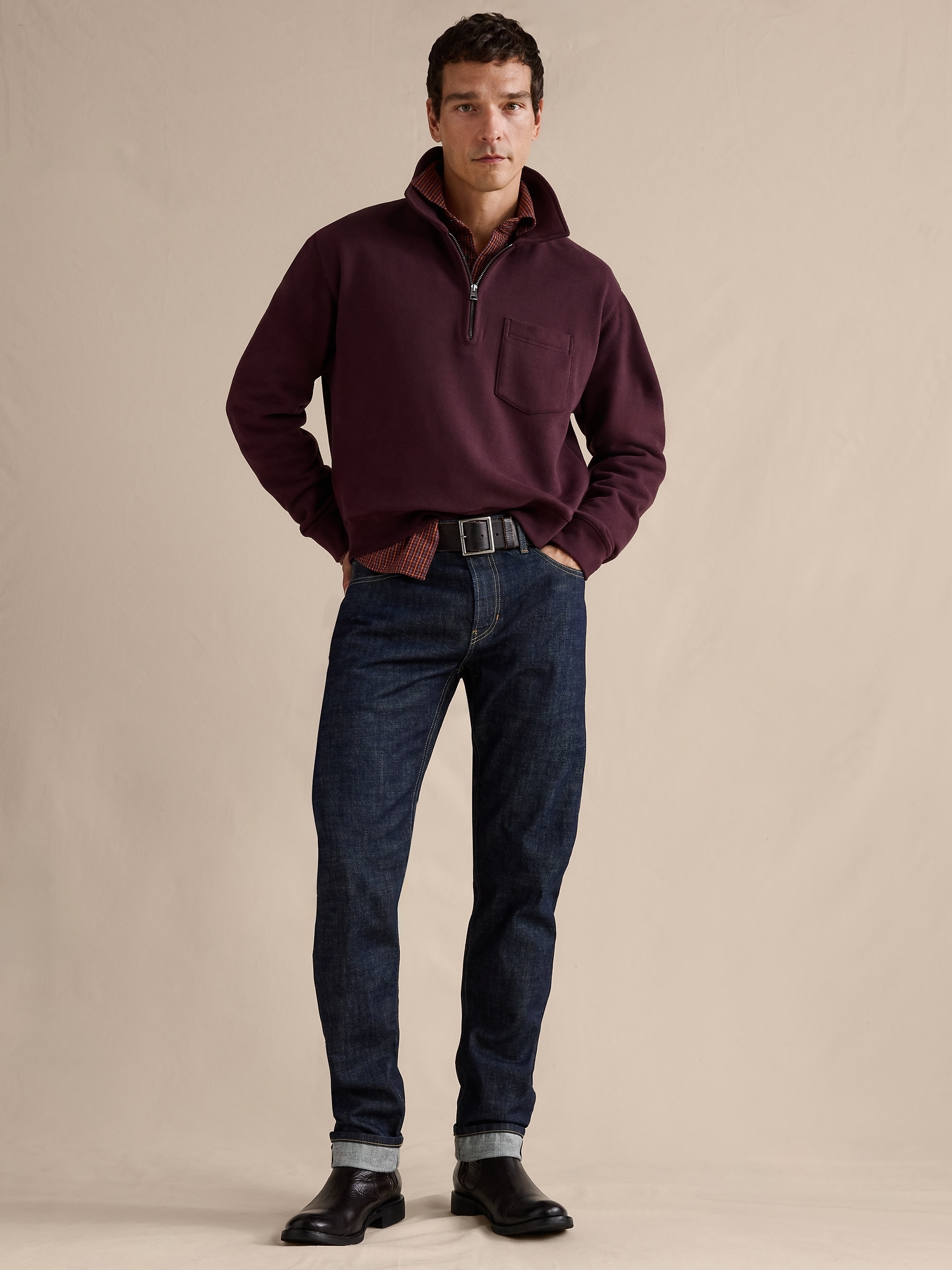 Image number 1 showing, Slim Selvedge Jean