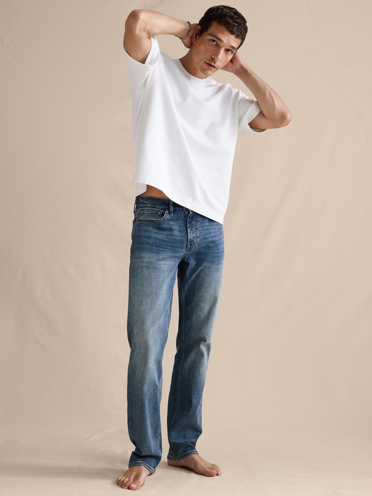 Image number 4 showing, STRAIGHT LUXE TRAVELER JEAN