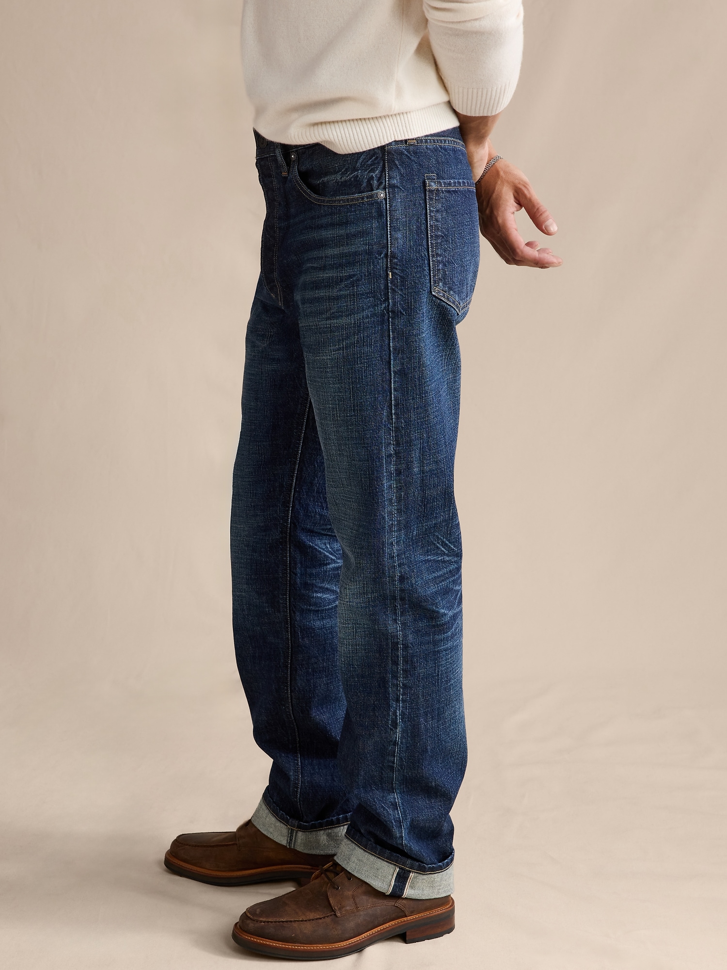 Image number 7 showing, Straight Selvedge Jean
