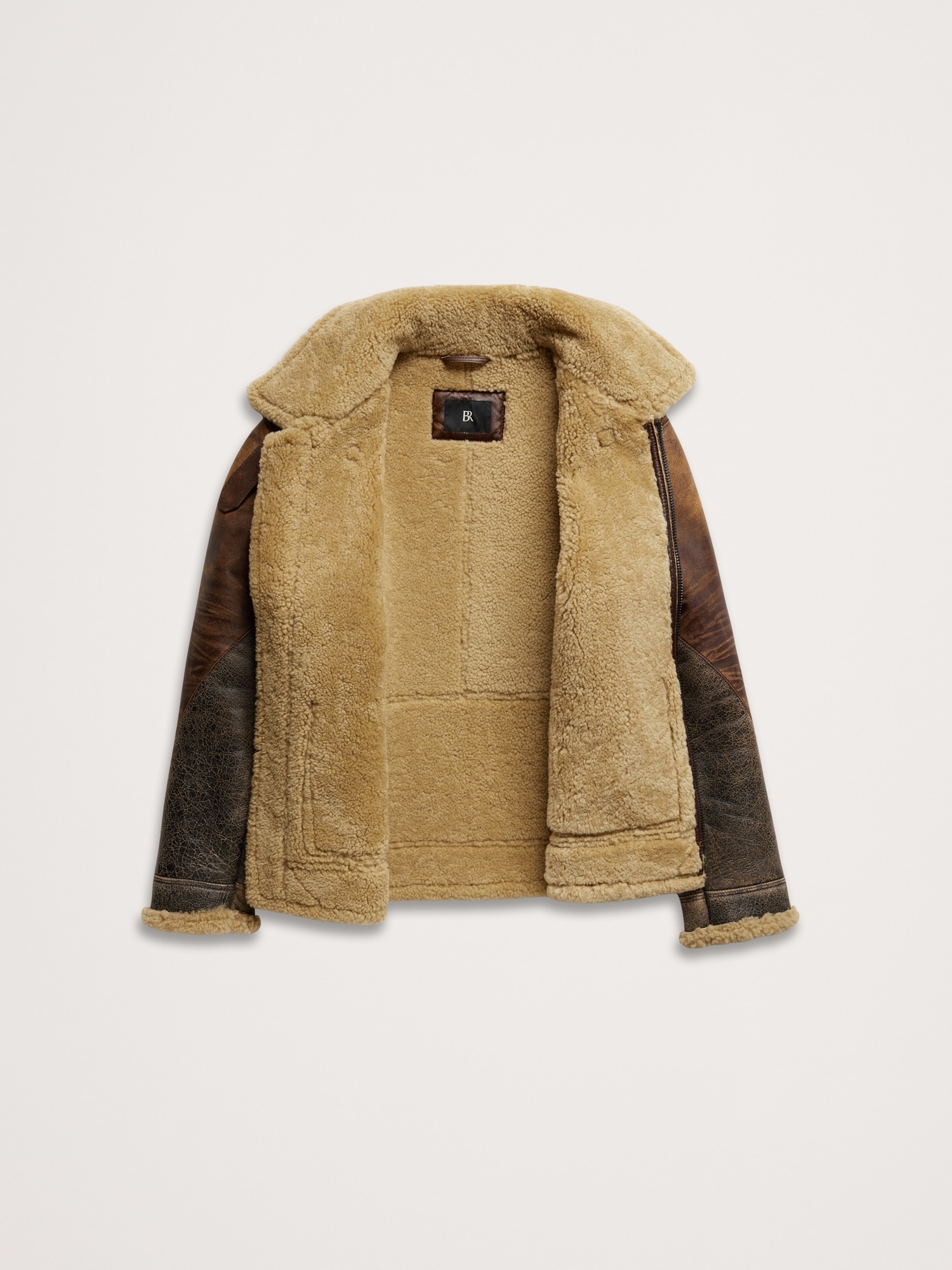 Image number 5 showing, Shearling Flight Jacket