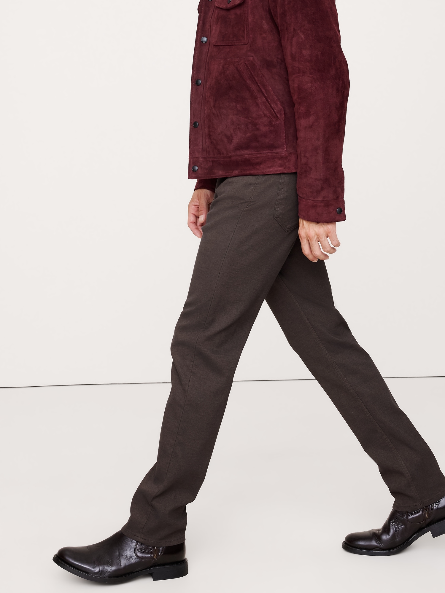Image number 3 showing, SLIM TWO-TONE TRAVELER PANT