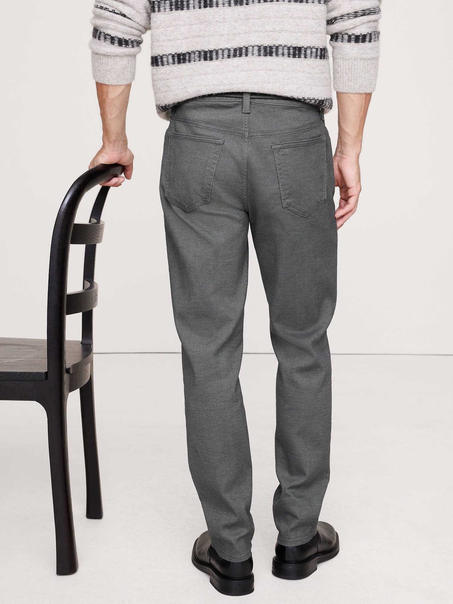 Image number 5 showing, SLIM TWO-TONE TRAVELER PANT