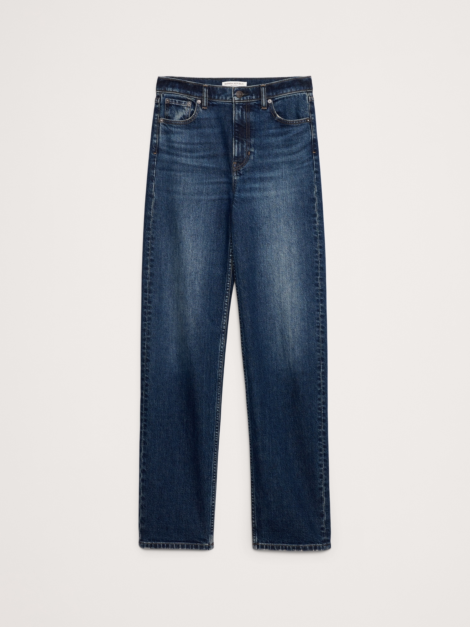 Image number 6 showing, HIGH-RISE 90S STRAIGHT JEAN