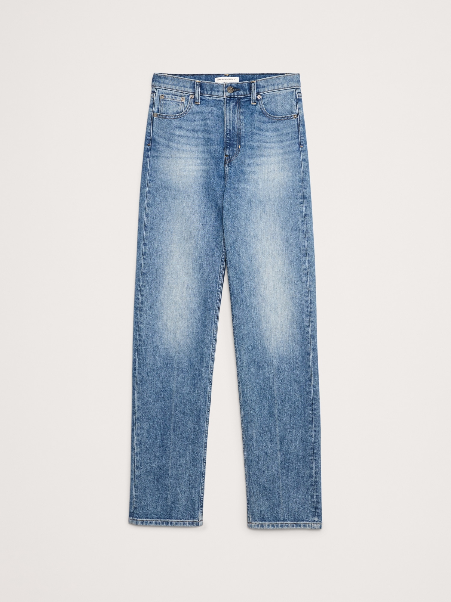 Image number 4 showing, HIGH-RISE 90S STRAIGHT JEAN