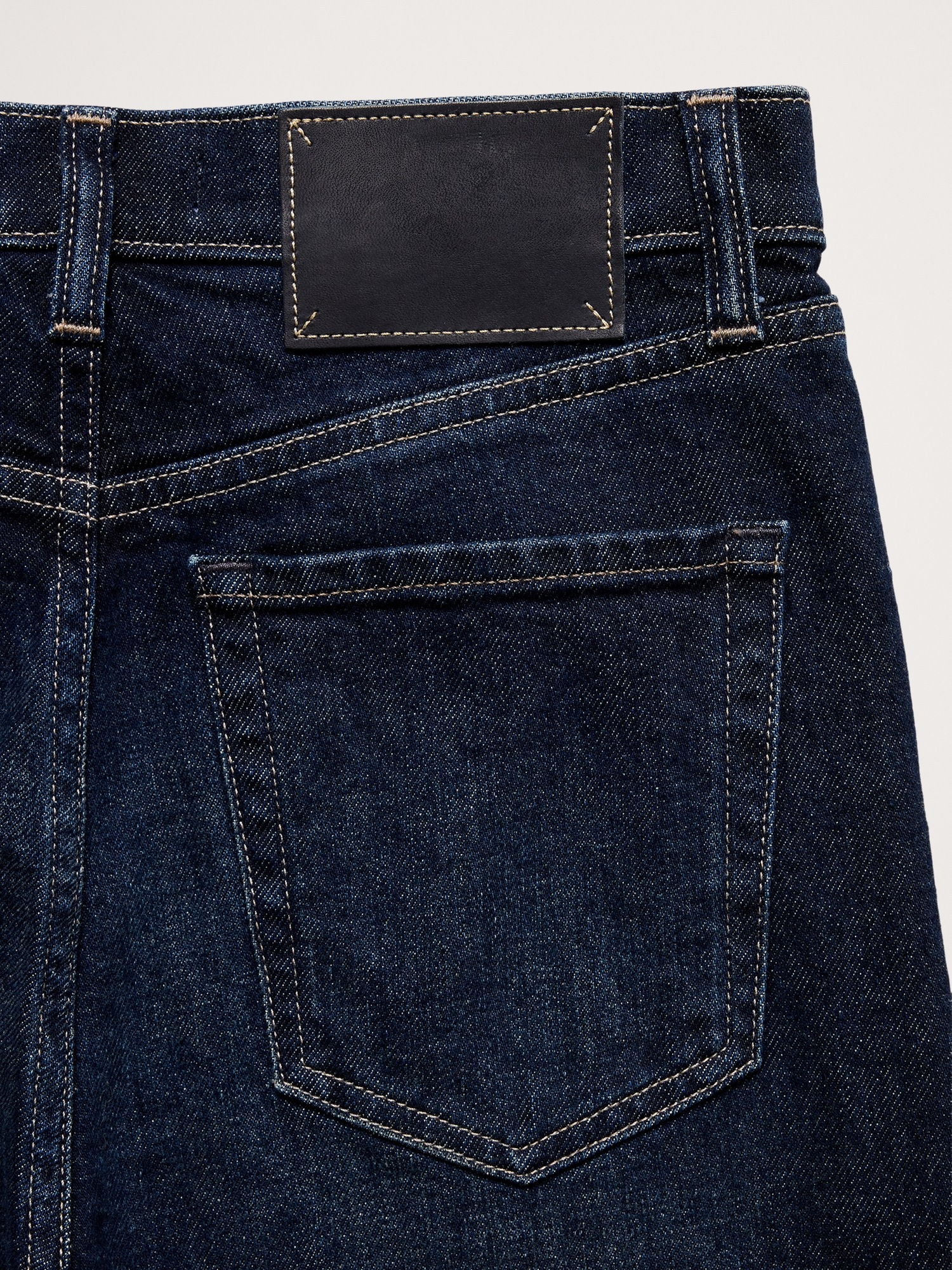 Женские джинсы Banana Republic High-Rise 90S Straight Jean, цвет: Тёмная варка — фото 6