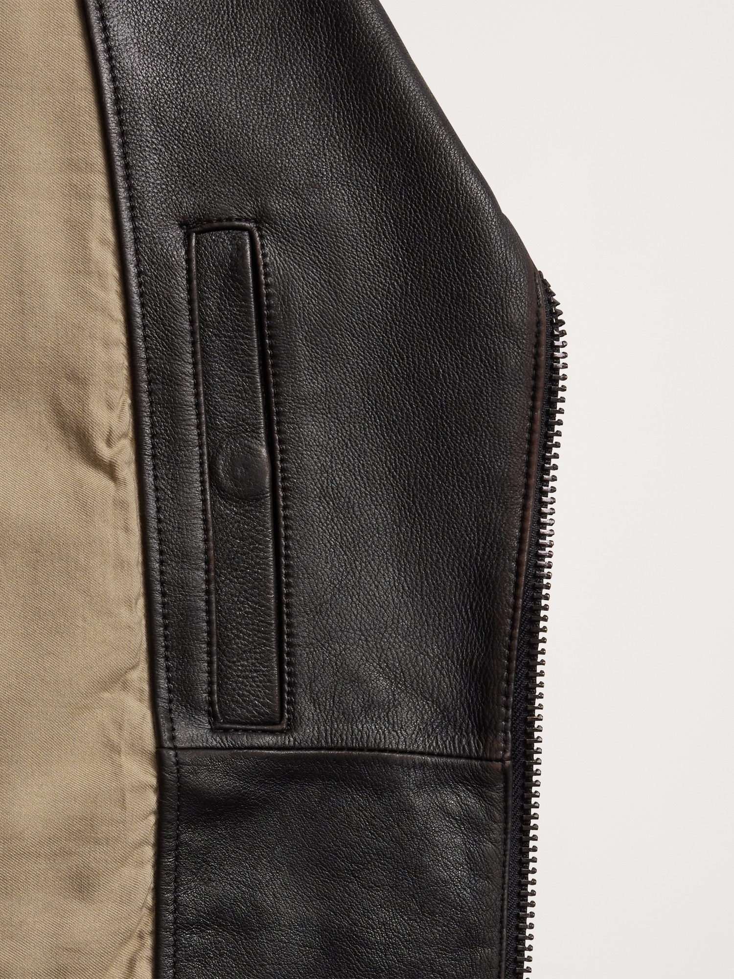 Image number 7 showing, Leather Moto Jacket