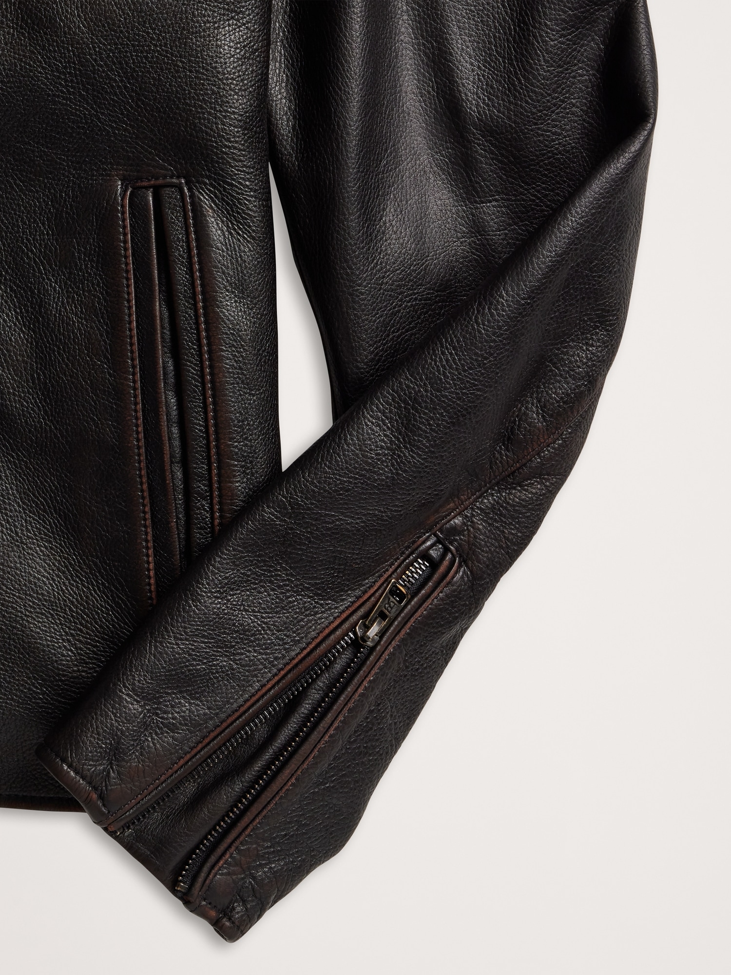 Image number 8 showing, Leather Moto Jacket