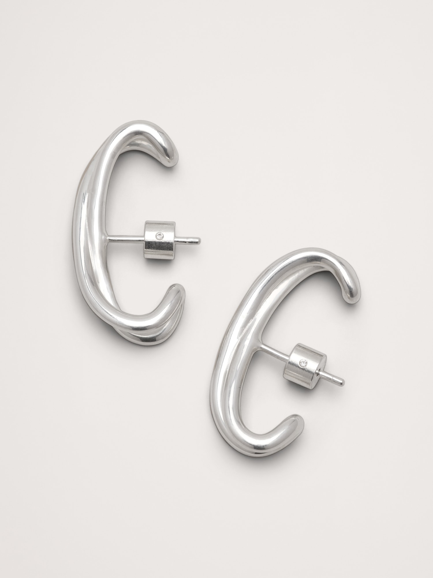 Image number 3 showing, Knotted Ear Cuff With Post Backs