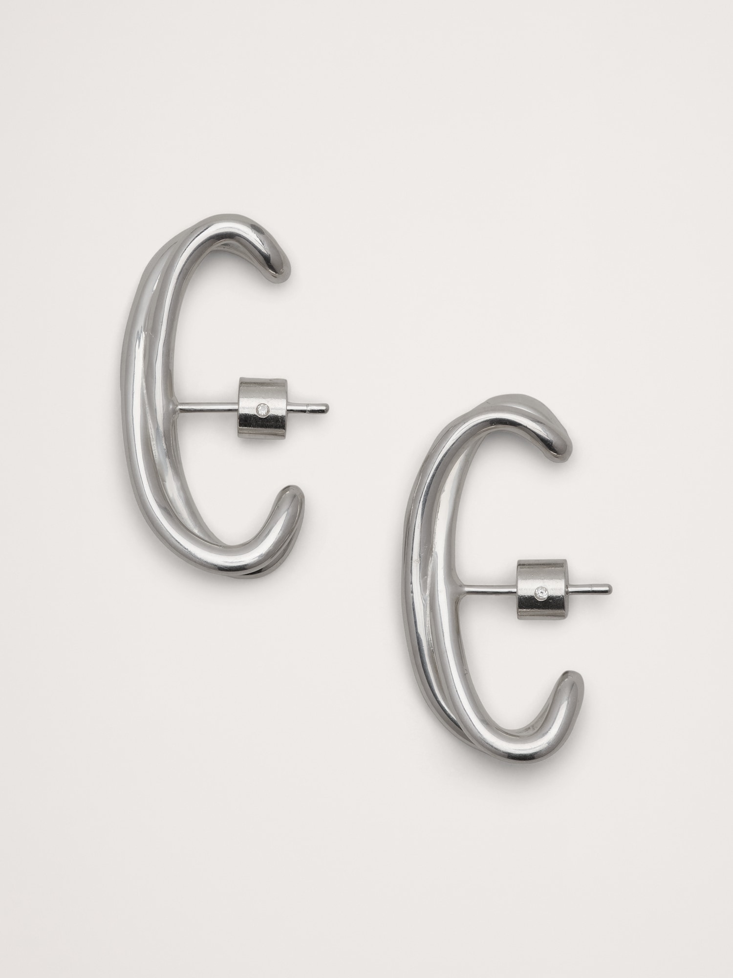Image number 1 showing, Knotted Ear Cuff With Post Backs