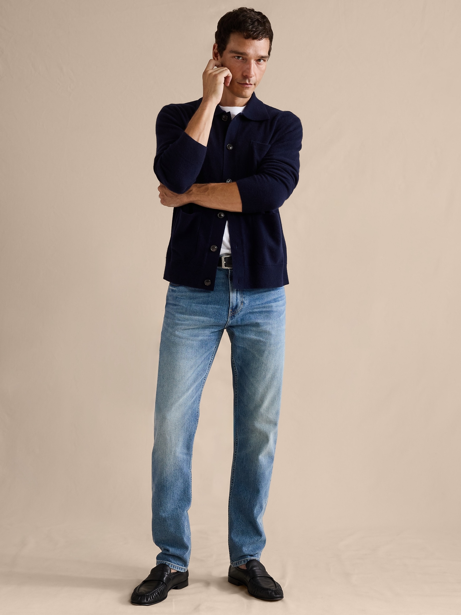SLIM AUTHENTIC DENIM - Light Wash