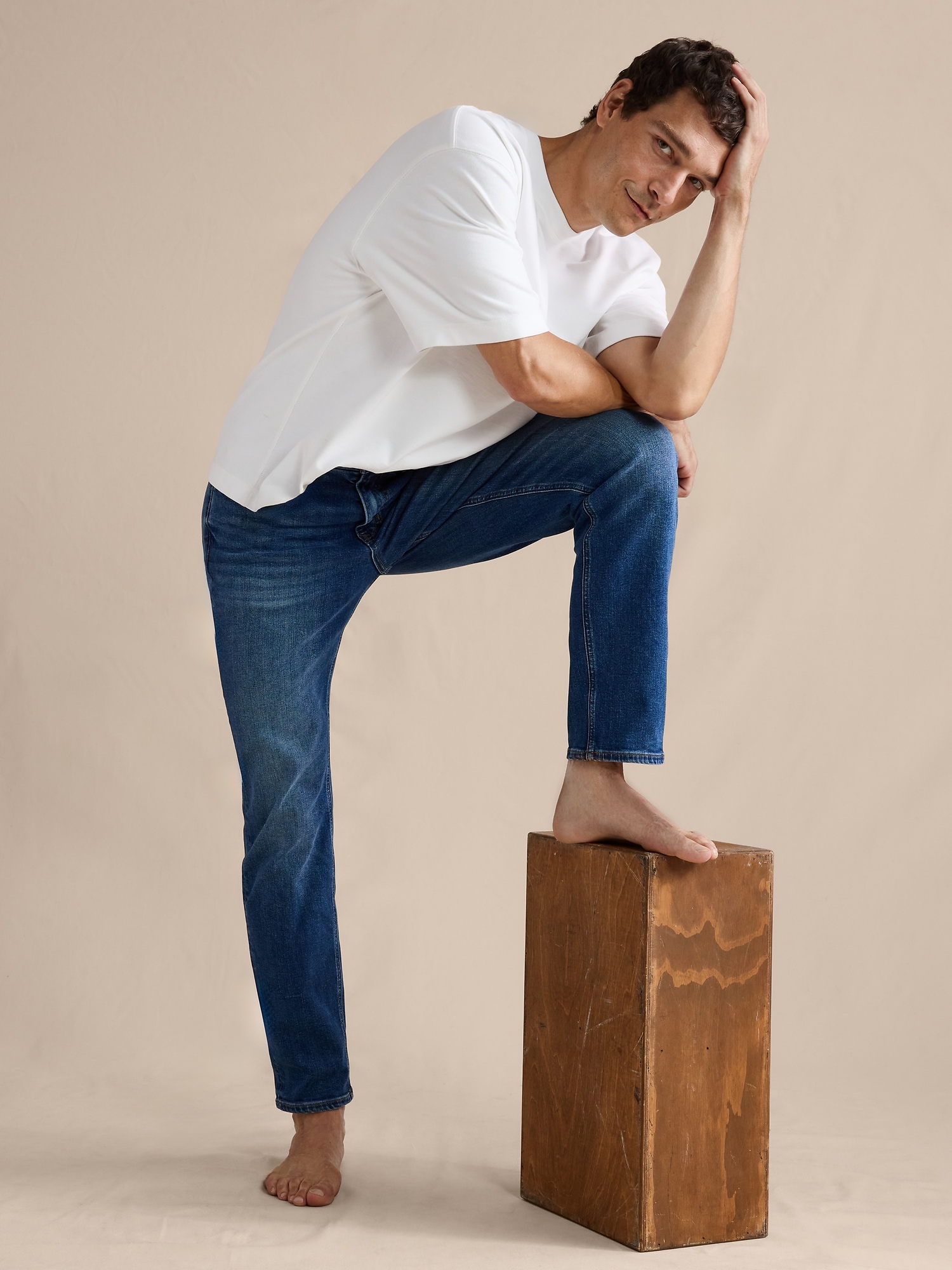 Image number 5 showing, Athletic Luxe Traveler Jean