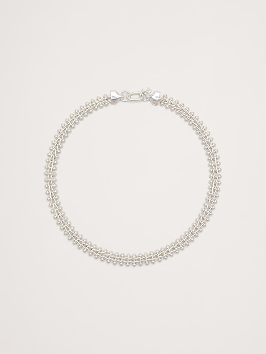 Telaio Chain & Pearl Earrings by Aureus + Argent