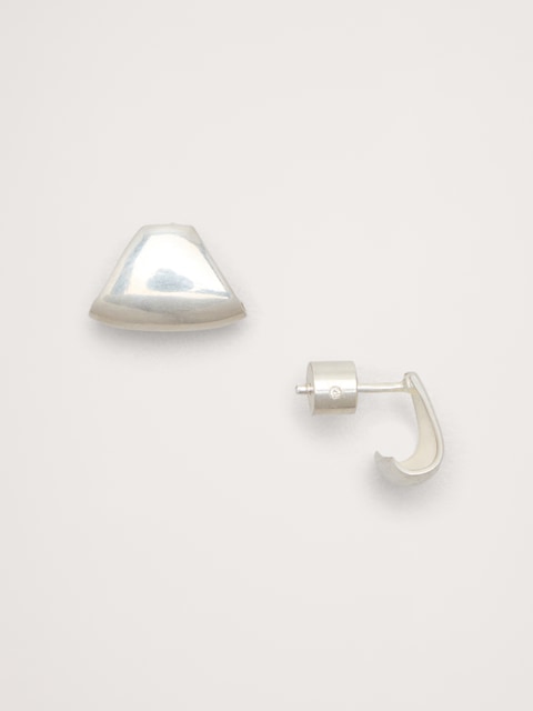 Triangular Half-Hoop Earrings