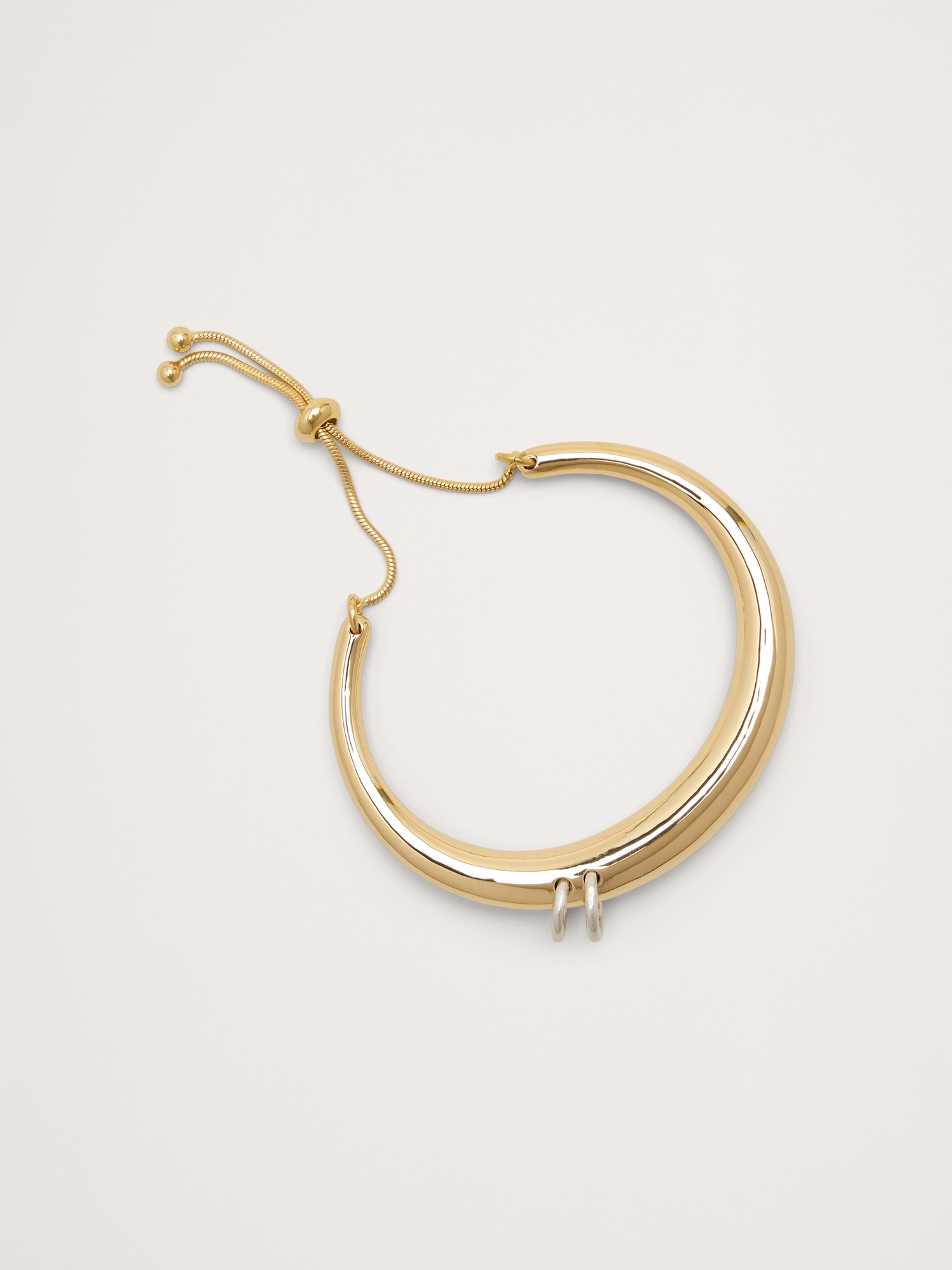 PIERCED CUFF SLIDER BRACELET