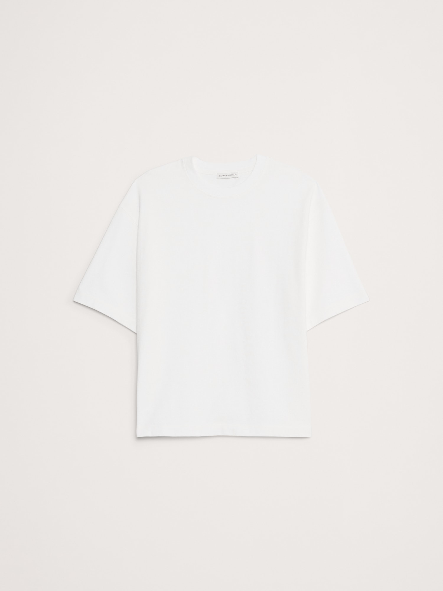 Image number 4 showing, BOXY HEAVYWEIGHT COTTON T-SHIRT