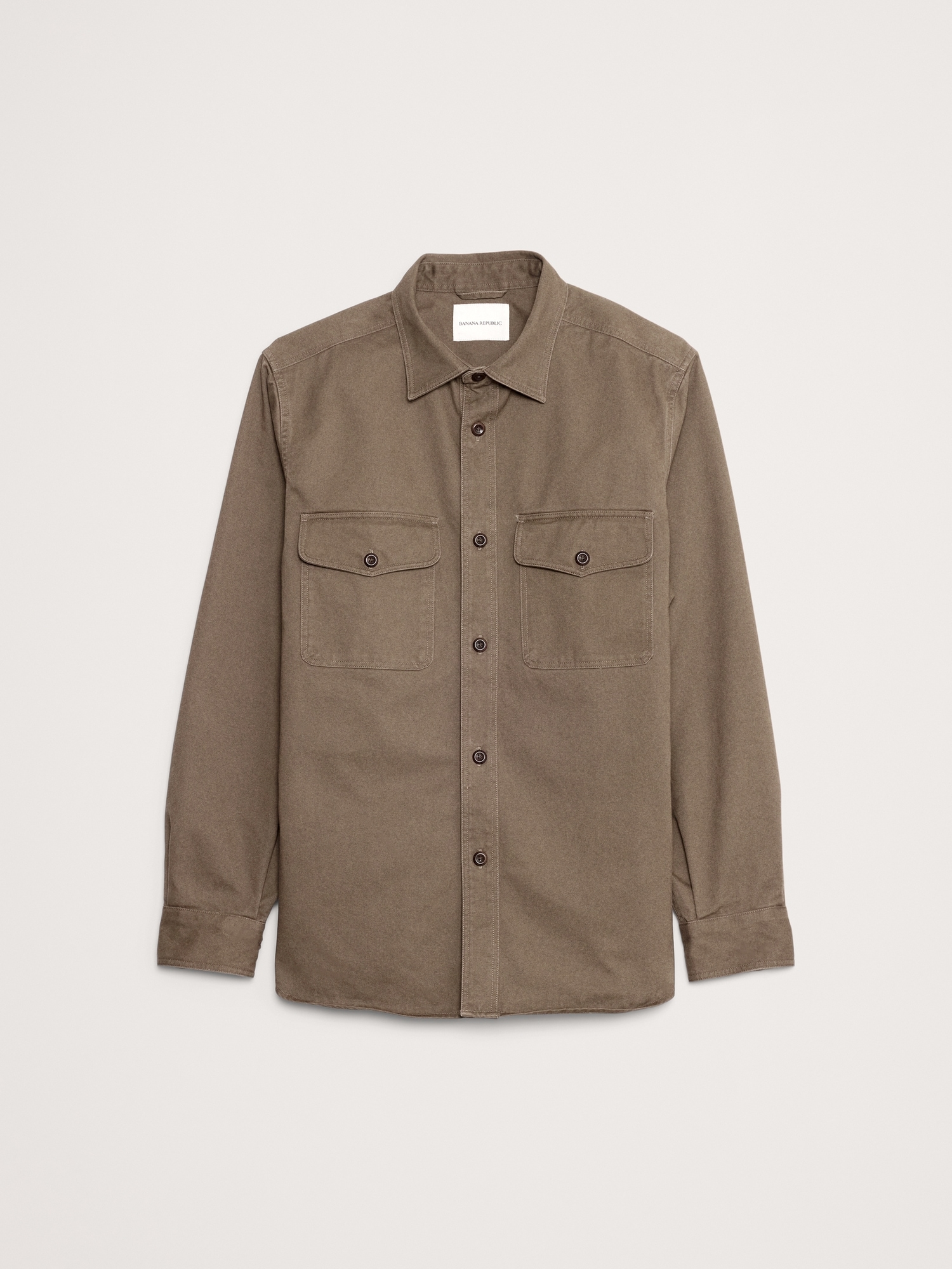 Image number 5 showing, HEAVY TWILL OVERSHIRT