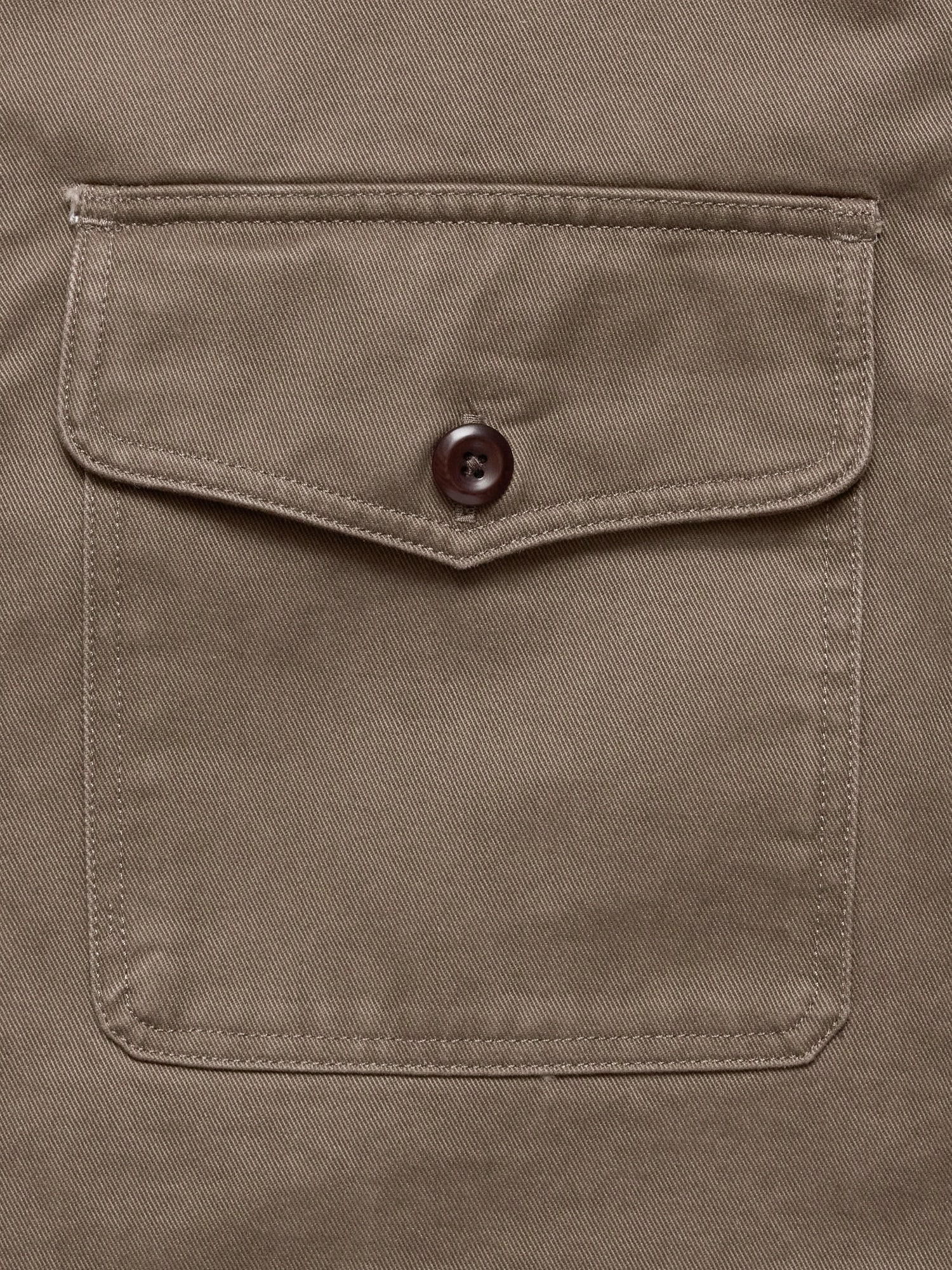 Image number 6 showing, HEAVY TWILL OVERSHIRT