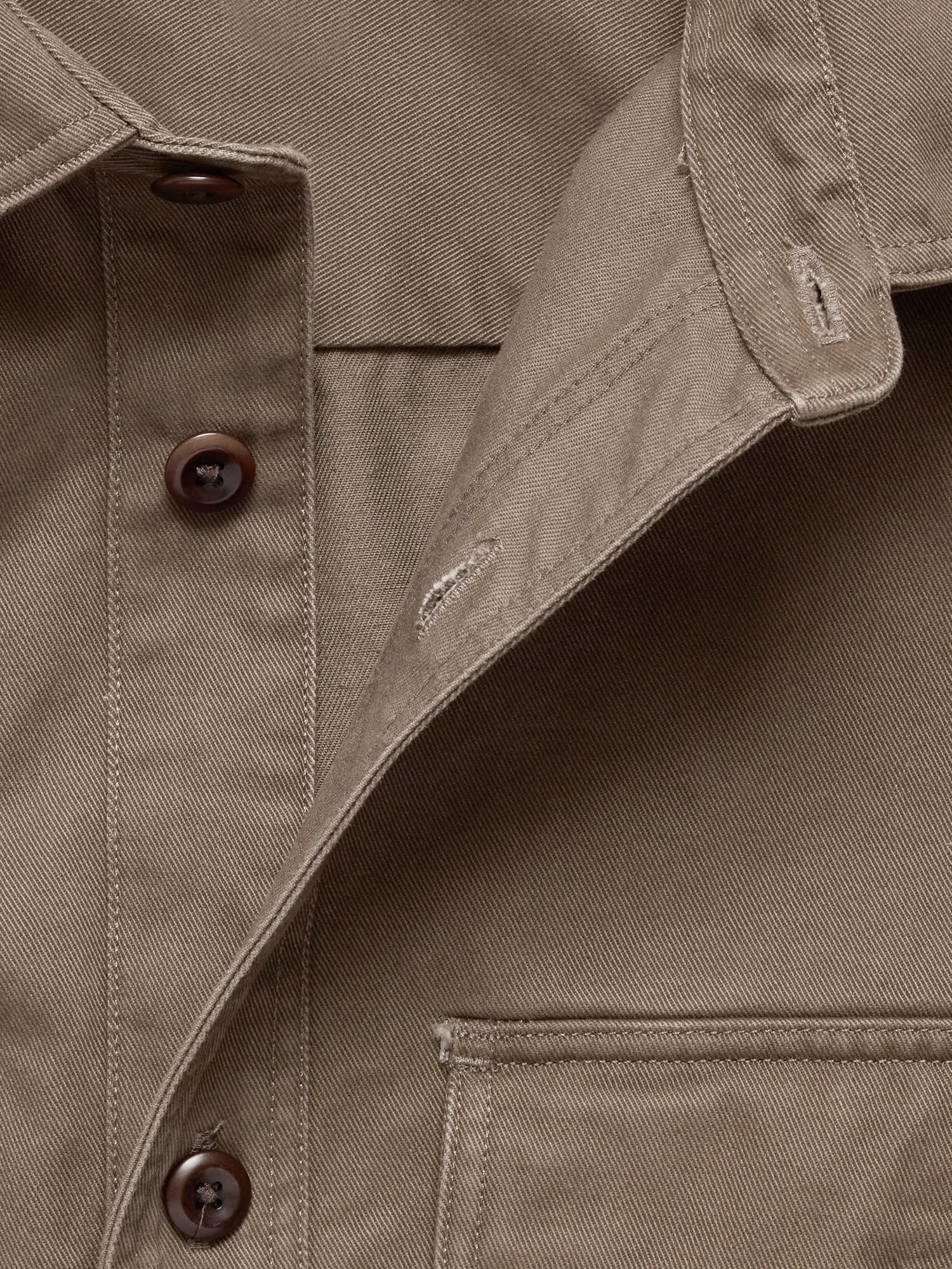 Image number 7 showing, HEAVY TWILL OVERSHIRT