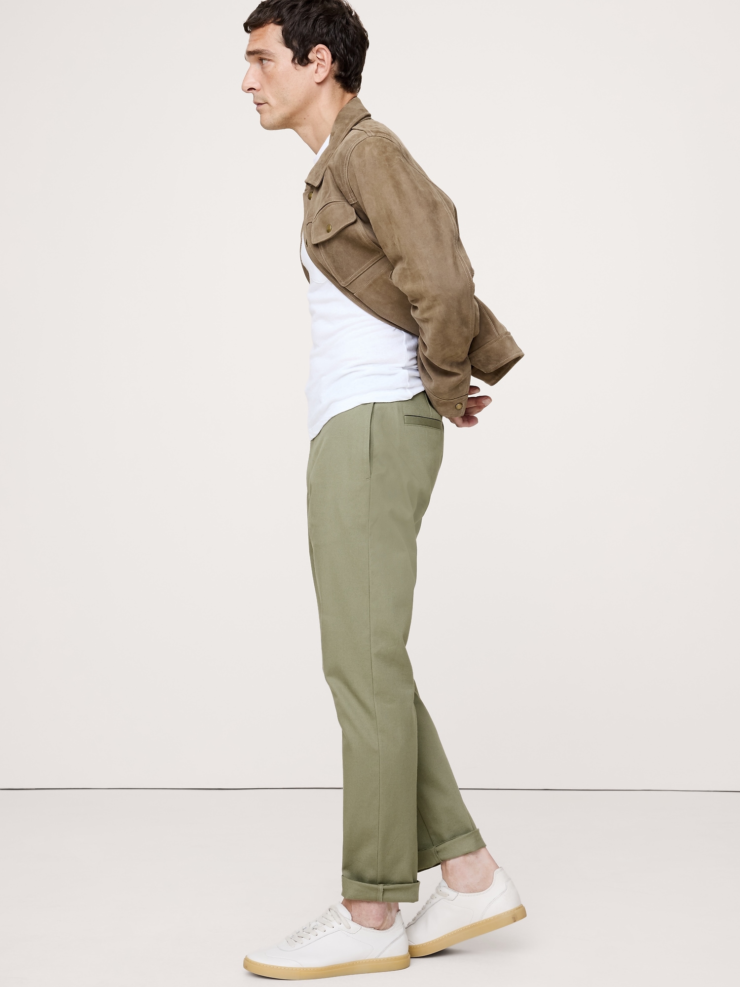 Image number 4 showing, Athletic Italian-Stretch Chino