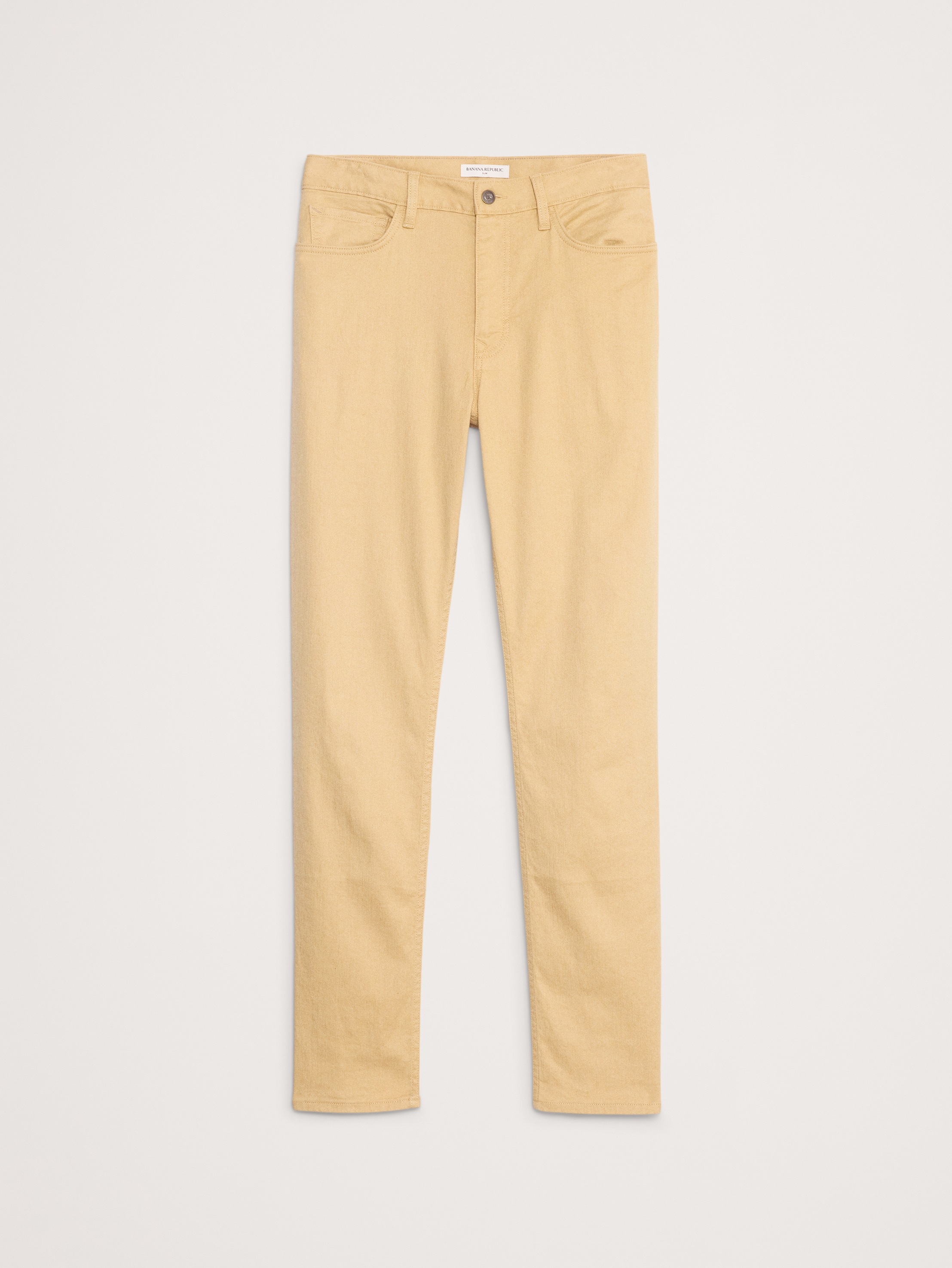 Slim Linen-Cotton Traveler Pant - Beige - View 29