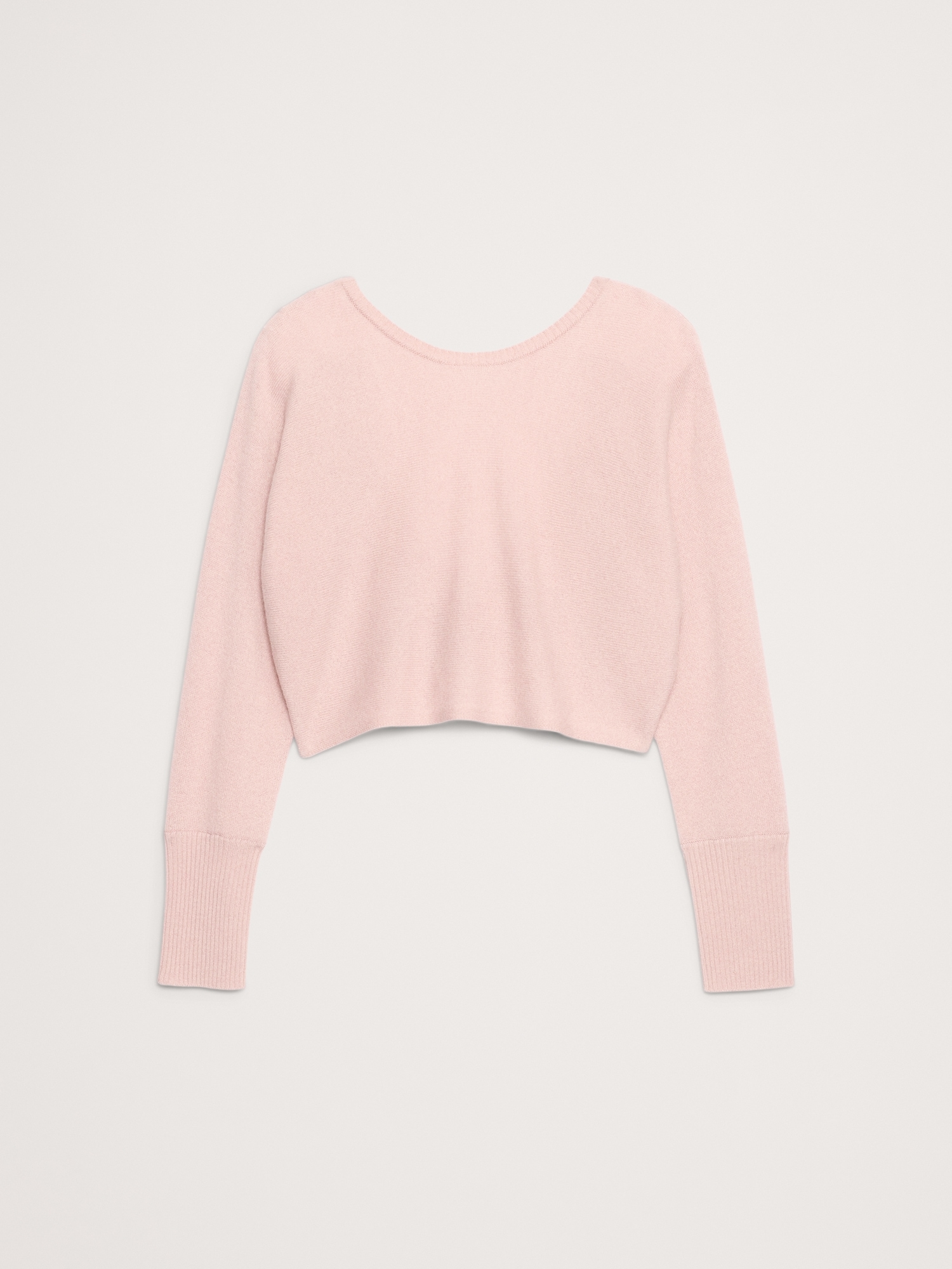 Image number 4 showing, LIGHTWEIGHT CASHMERE TWIST-BACK SWEATER