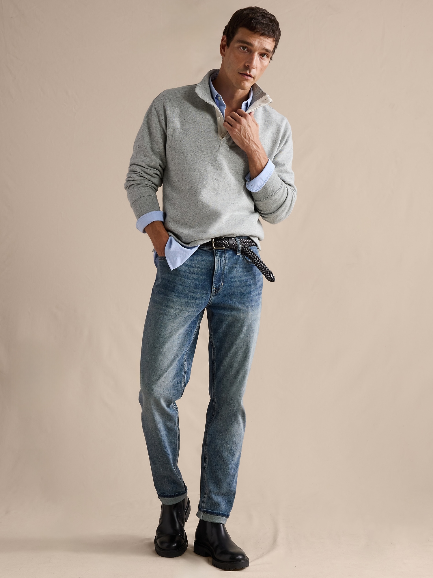Athletic Luxe Traveler Jean - Vintage Medium Wash