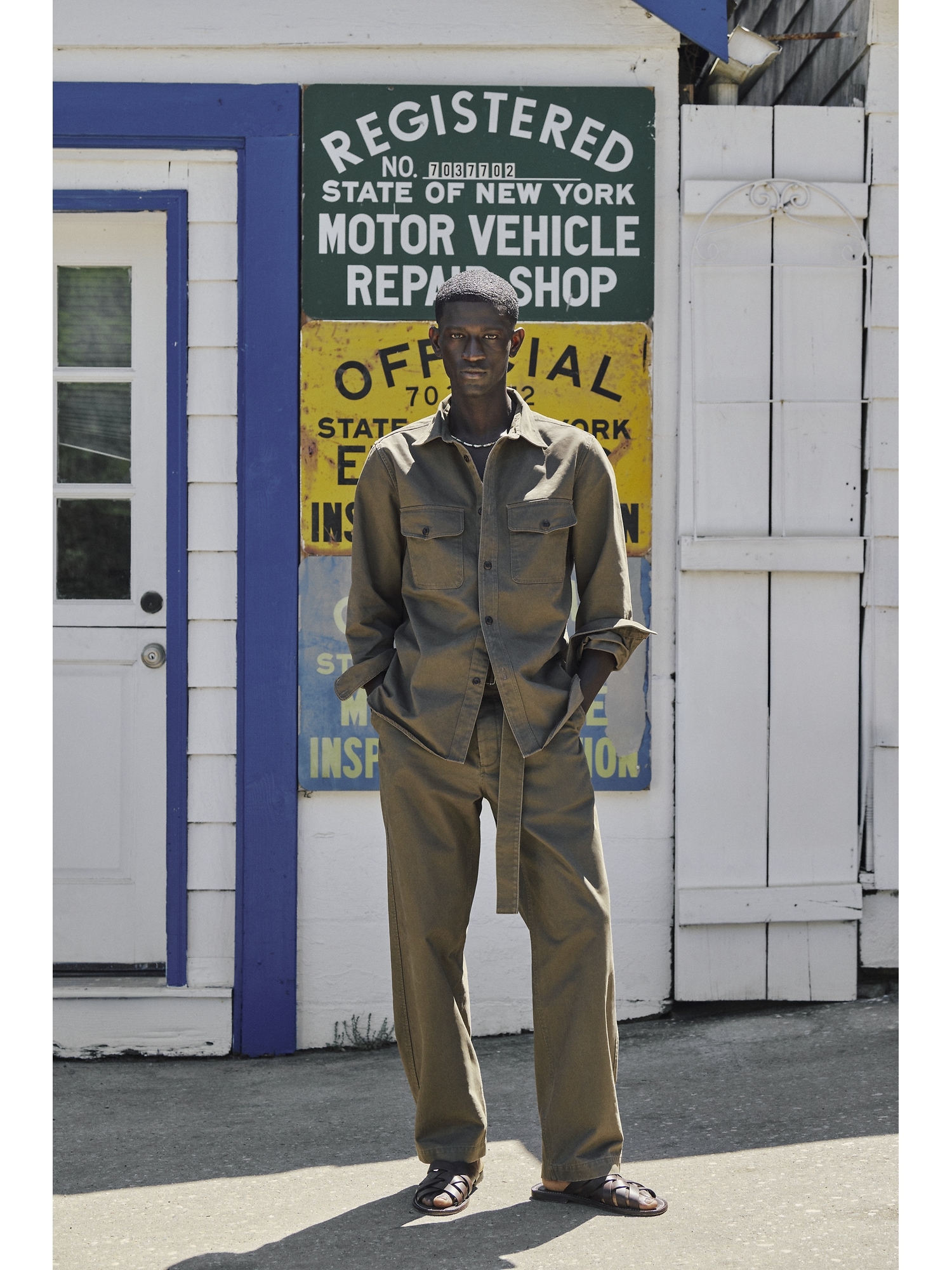 Image number 8 showing, HEAVY TWILL OVERSHIRT