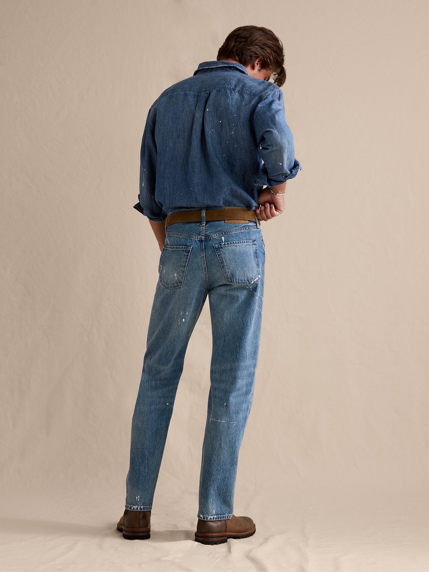 Image number 2 showing, Straight Painter Jean