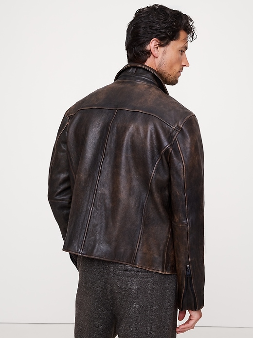 Leather Racing Jacket