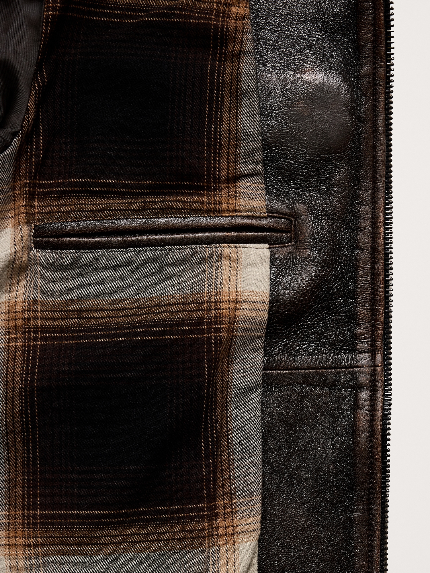 Image number 6 showing, LEATHER RACING JACKET