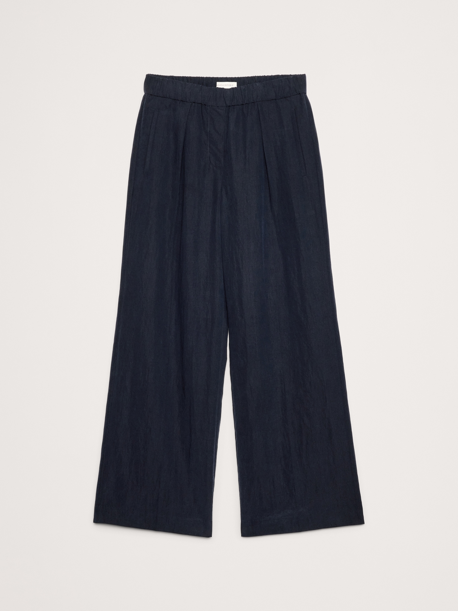 Image number 7 showing, MID-RISE WIDE-LEG PULL-ON PANT