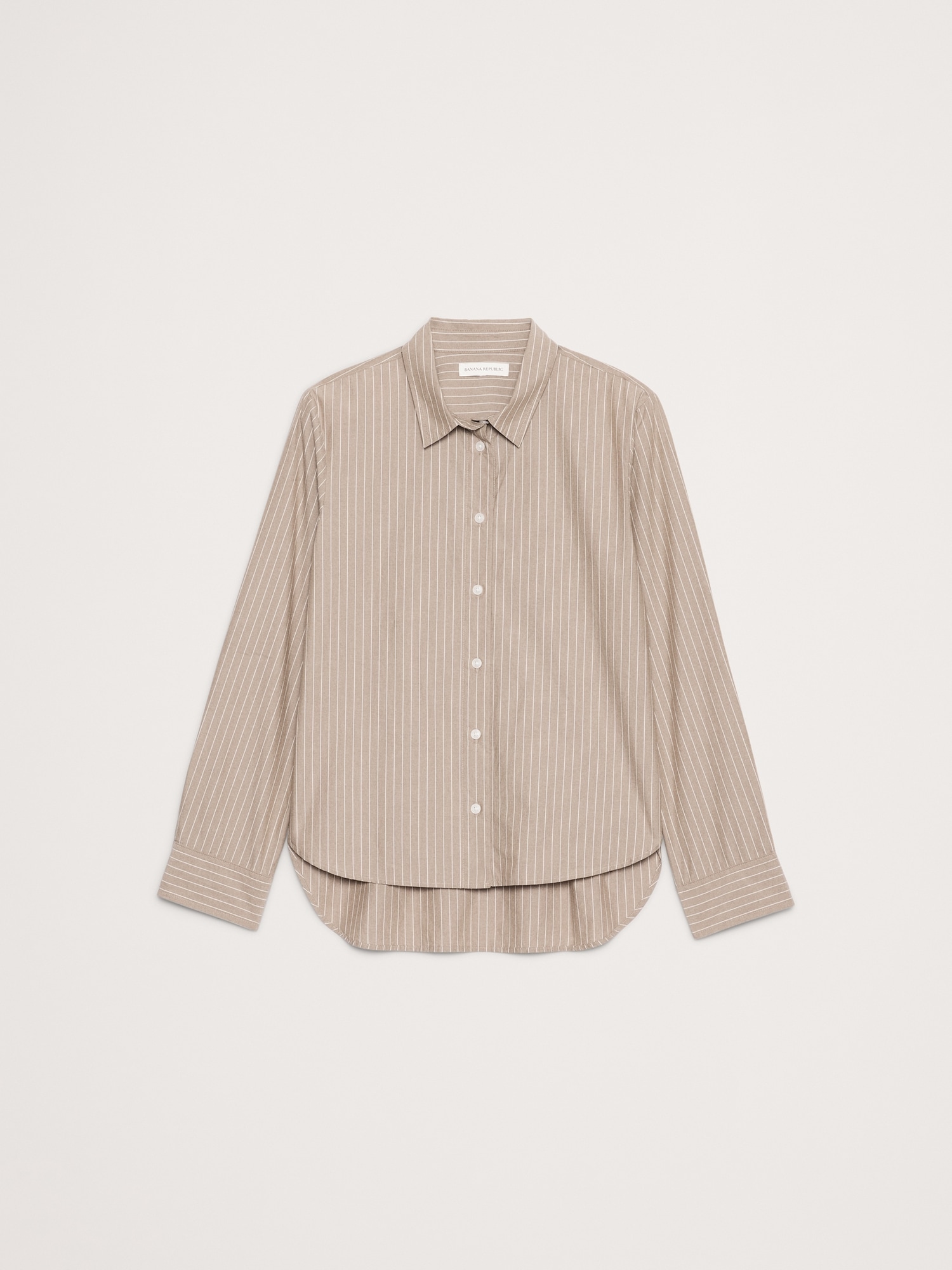 Image number 7 showing, BOXY COTTON POPLIN SHIRT