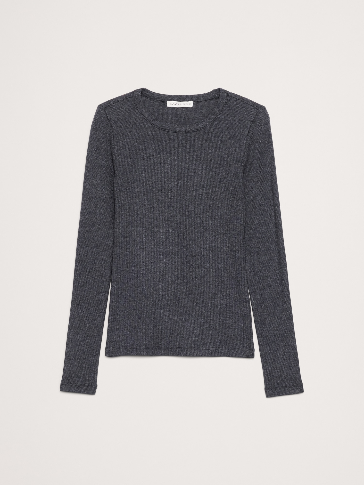 Image number 4 showing, Ribbed Crew-Neck T-Shirt