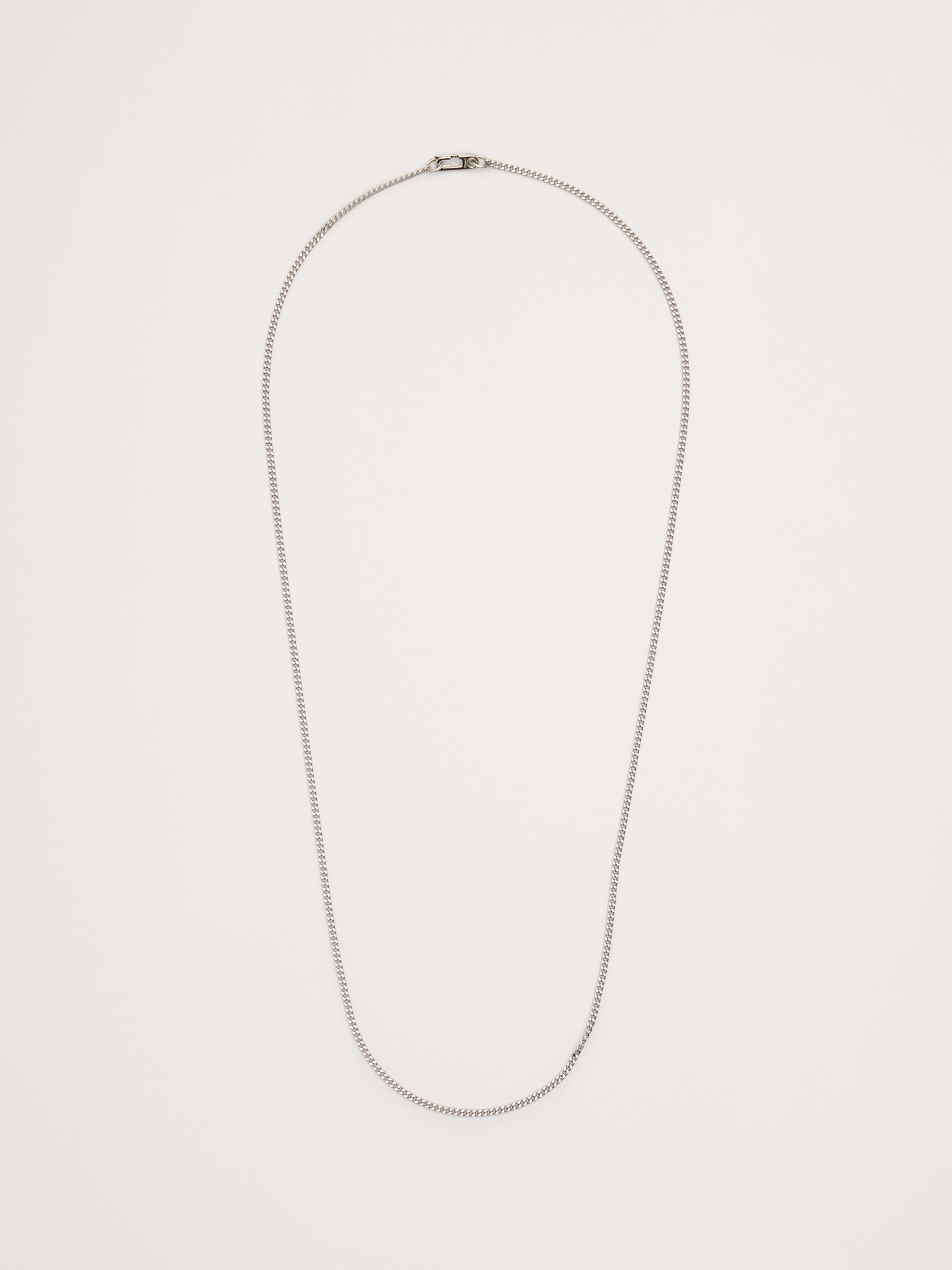 Украшения Banana Republic 2mm Sterling Silver Cuban Chain by Miansai, цвет: Полированный серебряный