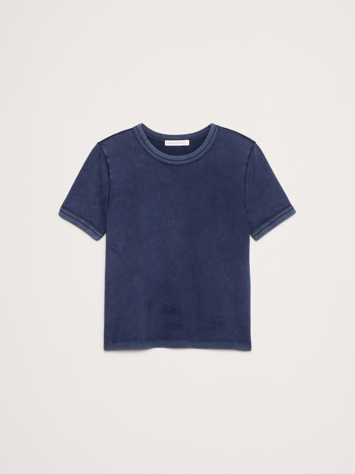 Image number 4 showing, Slim-Fit Vintage Cotton Crew-Neck T-Shirt