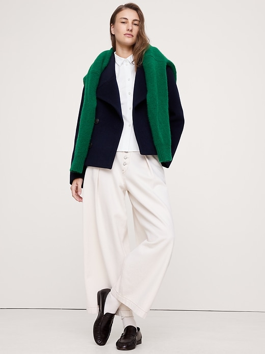 Boxy Cotton Poplin Shirt